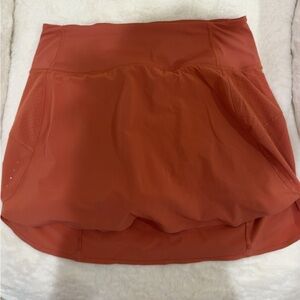 Athleta Rust Orange Athletic Skort